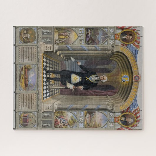 Washington The Mason Legpuzzel (Horizontaal)