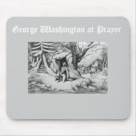 Washington tijdens het gebed muismat