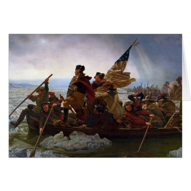 Washington trekt de Delaware over (Voorkant Horizontaal)