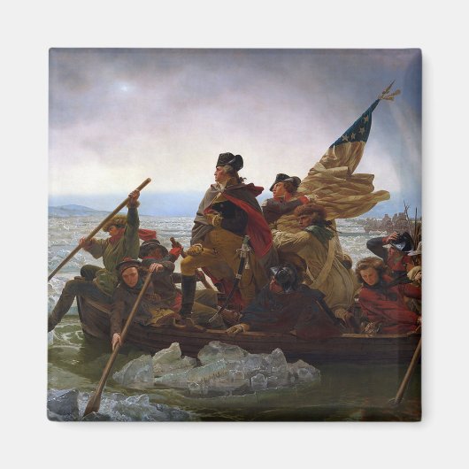 Washington trekt de Delaware over Magneet (Voorkant)