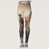 Washington trekt de Delaware over van Emanuel Leut Leggings (Voorkant)