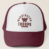 Washington Troops Trucker Hat Trucker Pet (Voorkant)