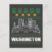 Washington Ugly Christmas Briefkaart (Voorkant)