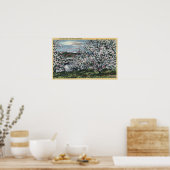 Washington - Uitzicht Apple Trees in Blossom Poster (Keuken)