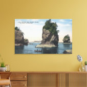 Washington - Uitzicht van Cape Flattery & Tatoosh Canvas Afdruk (Insitu (Woonkamer))