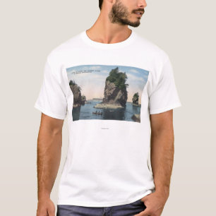 Washington - Uitzicht van Cape Flattery & Tatoosh T-shirt