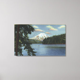 Washington - Uitzicht van Mt. St. Canvas Afdruk