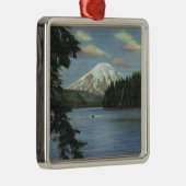 Washington - Uitzicht van Mt. St. Metalen Ornament (Rechts)