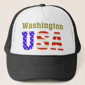 Washington USA! Trucker Pet (Voorkant)