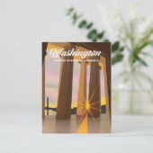 Washington Verenigde Staten van Amerika Briefkaart (Staand voorkant)