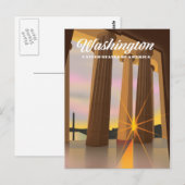 Washington Verenigde Staten van Amerika Briefkaart (Voorkant / Achterkant)