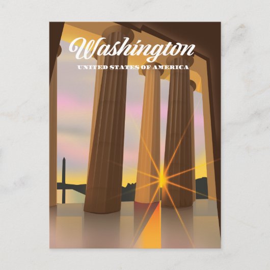 Washington Verenigde Staten van Amerika Briefkaart (Voorkant)