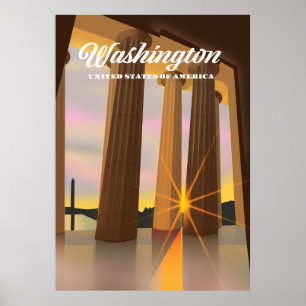 Washington Verenigde Staten van Amerika Poster