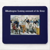 Washington verlaat het commando van het leger muismat (Voorkant)