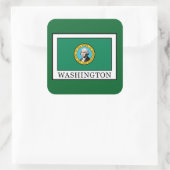 Washington Vierkante Sticker (Tas)