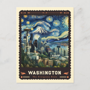 Washington   Vincent van Gogh geïnspireerd Briefkaart