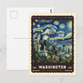 Washington | Vincent van Gogh geïnspireerd Briefkaart (Voorkant / Achterkant)