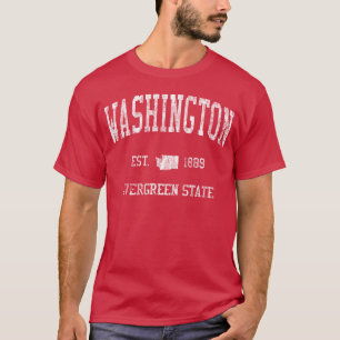 Washington Vintage Sports Design meisjes cadeau T-shirt