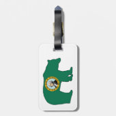 Washington Vlag Beer Bagagelabel (Achterkant verticaal)
