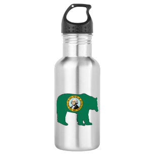 Washington Vlag Beer Waterfles
