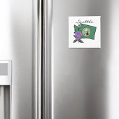 Washington vlag en ventilator Pacific Rhododendron Magneet