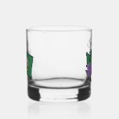 Washington vlag en ventilator Pacific Rhododendron Whisky Glas (Links)