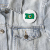 Washington Vlag Knop Ronde Button 5,7 Cm (In situ)