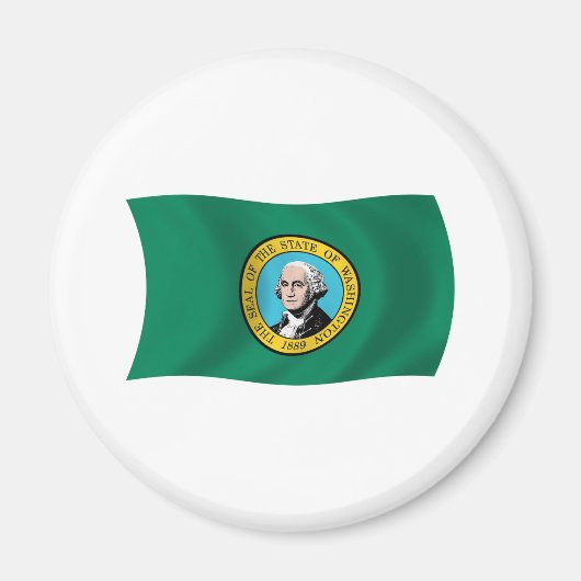 Washington Vlag Magneet (Voorkant)