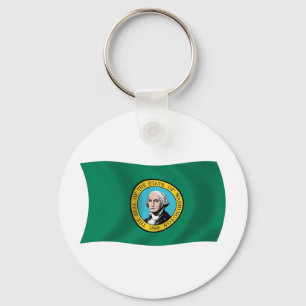 Washington Vlag Sleutelhanger