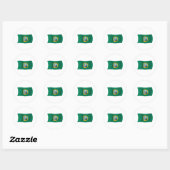 Washington Vlagsticker Ronde Sticker (Vel)