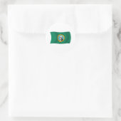 Washington Vlagsticker Ronde Sticker (Tas)