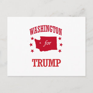 WASHINGTON VOOR DONALD TRUMP BRIEFKAART