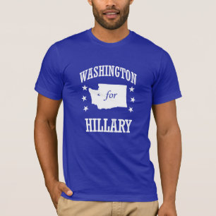 WASHINGTON VOOR HILLARY T-SHIRT