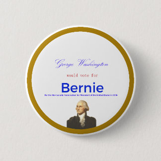 Washington voor Sanders Ronde Button 5,7 Cm