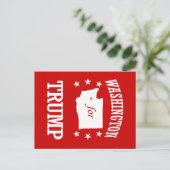WASHINGTON VOOR TRUMP BRIEFKAART (Staand voorkant)