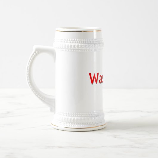 Washington Vormed Gray/Blue 18 oz Stein Bierpul (Links)