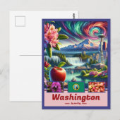 Washington vraagt zich af hoe iconisch landschappe briefkaart (Voorkant / Achterkant)