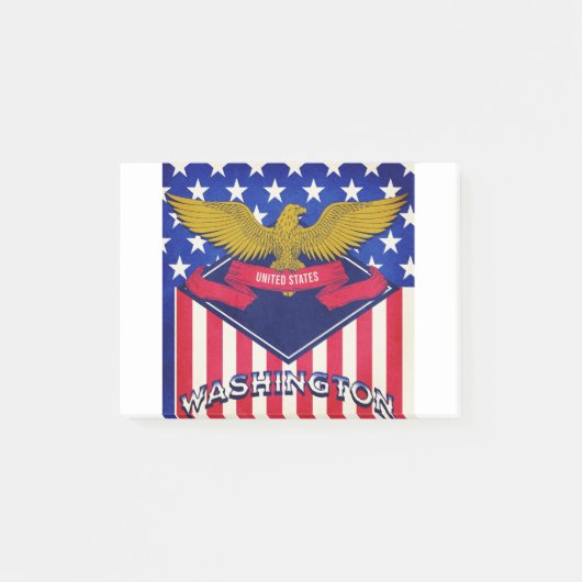 Washington VS Vlag Post-it® Notes (Voorkant)