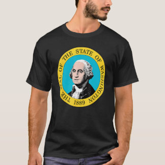 Washington WA staat Vlag USA T Shirt