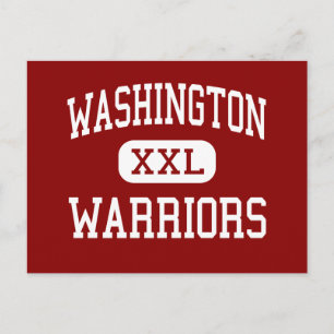 Washington - Warriors - High - Cedar Rapids Iowa Briefkaart