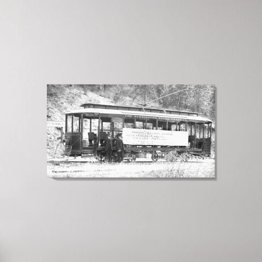 Washington Water Power Co. Trolly Canvas Afdruk (Voorkant)