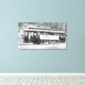 Washington Water Power Co. Trolly Canvas Afdruk (Insitu (Houten vloer))