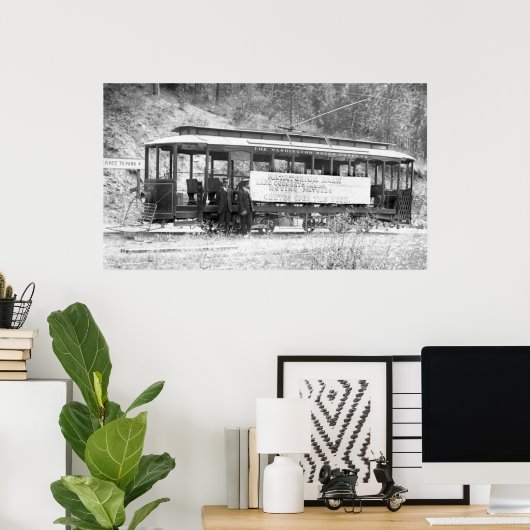 Washington Water Power Co. Trolly Poster (Thuiskantoor)