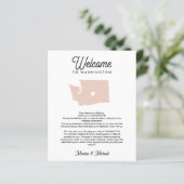 WASHINGTON Welkomstbrief Elke KLEUR (Staand voorkant)