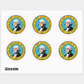 Washingtonian Seal, Zegel van Washington Sticker (Vel)