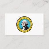 Washingtonian Seal, Zegel van Washington Visitekaartje (Voorkant)