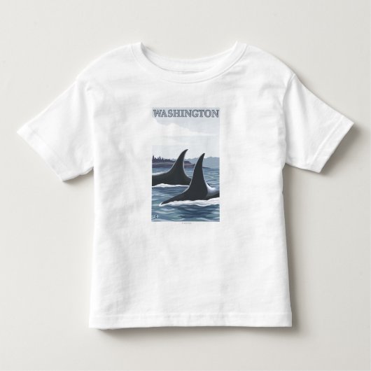 WashingtonOrca Fins Kinder Shirts (Voorkant)