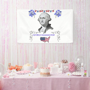 Washington's Bijdrage Spandoek