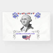 Washington's Bijdrage Spandoek (Horizontaal)
