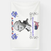 Washington's Bijdrage Spandoek (Verticaal)